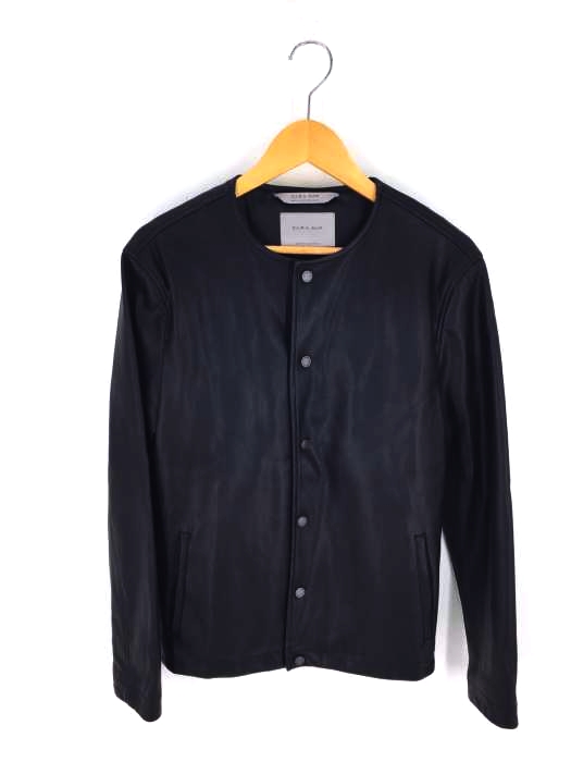 ZARA MAN（ザラマン） ノーカラーフェイクレザージャケット メンズ アウター