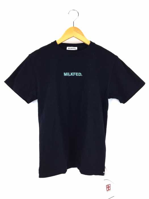 MILKFED. （ミルクフェド） 刺繍ロゴ入りTシャツ レディース トップス