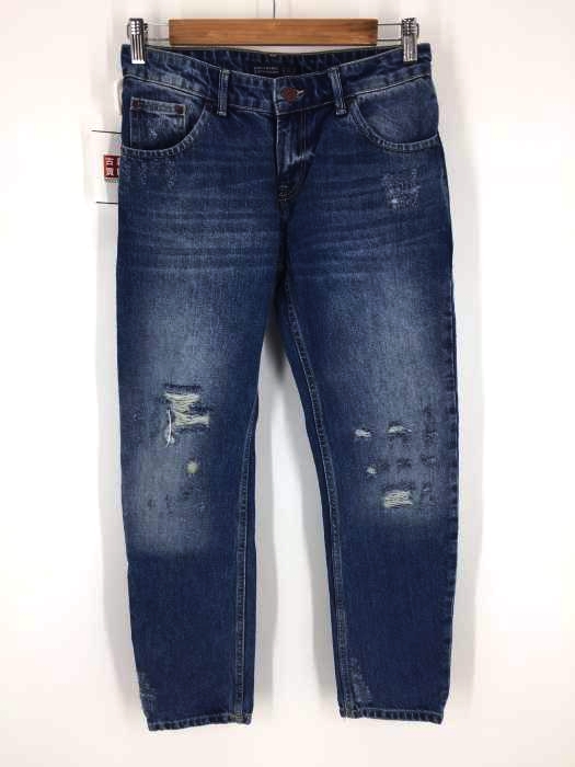 ZARA BASIC（ザラベーシック） 加工デニムパンツ レディース パンツ
