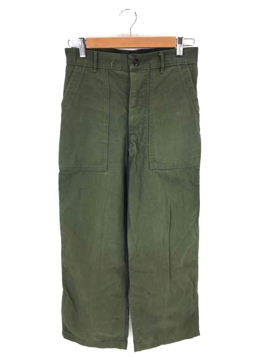 USED古着(ユーズドフルギ) 米軍 ヘリンボーンツイル ベイカーパンツ メンズ パンツ