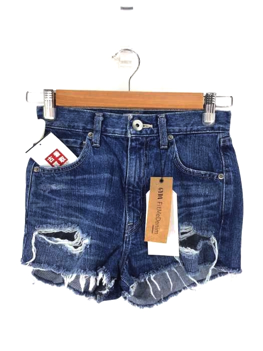 GYDA(ジェイダ) BACKRIPEED デニムショーパン レディース パンツ