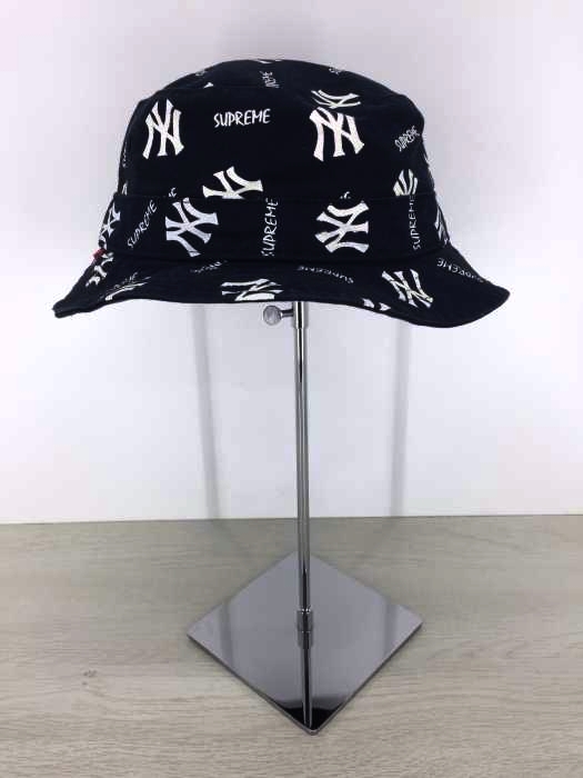 Supreme（シュプリーム） Crusher Hat ニューヨークヤンキース バケットハット メンズ 帽子