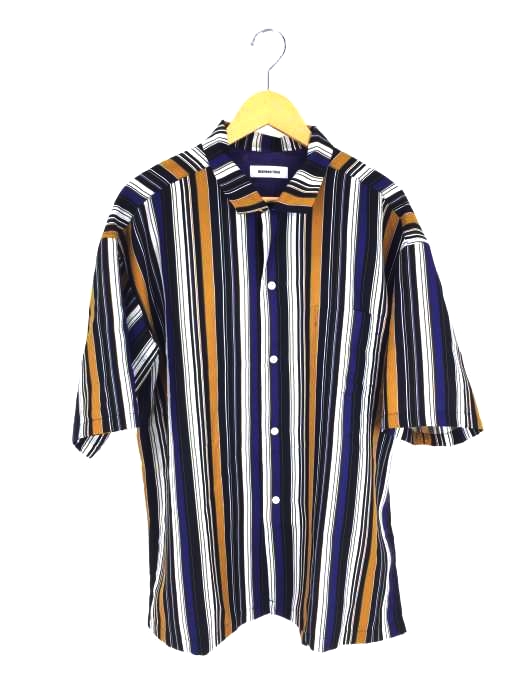 MONKEY TIME（モンキータイム） GRGT MULTI STRIPE OPEN SHIRT メンズ トップス