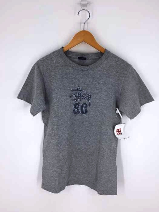 Stussy（ステューシー） 90s 紺タグ USA製 プリントクルーネックTシャツ メンズ トップス
