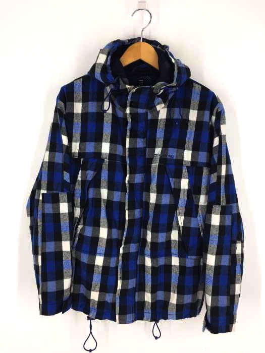 BILLABONG（ビラボン） Checkered Hoodie zipper down Jacket メンズ アウター