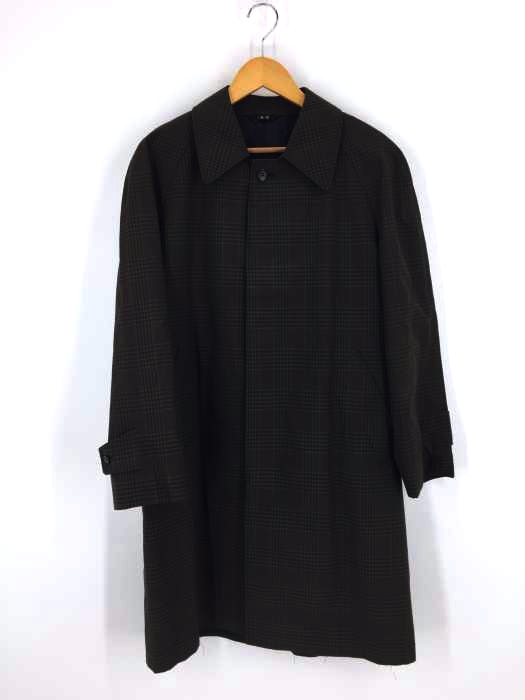 DAKS（ダックス） チェック柄ステンカラーコート メンズ アウター