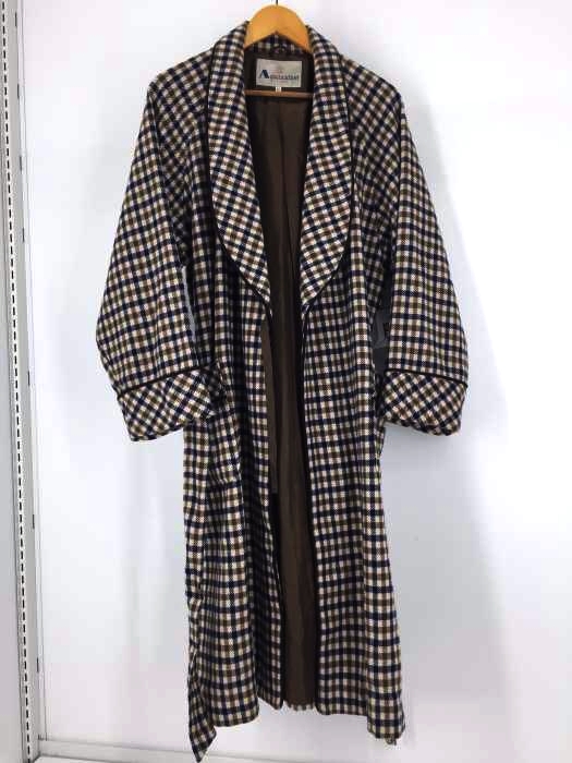 AQUASCUTUM（アクアスキュータム） ウール ガウンコート メンズ アウター