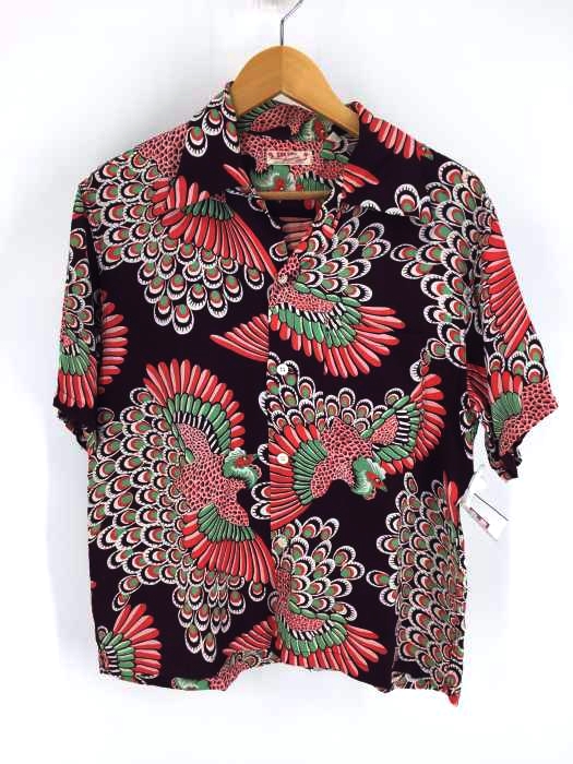 SUN SURF(サンサーフ) ALOHA SHIRT PEACOCK クジャク柄アロハシャツ メンズ トップス