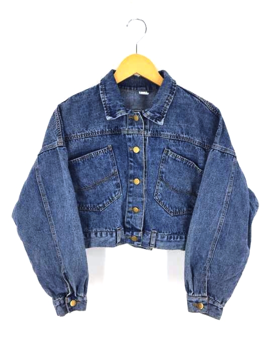 USED古着（ユーズドフルギ） クロップド リメイクデニムジャケット レディース アウター