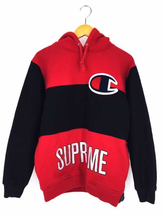 SUPREME × CHAMPION（シュプリーム チャンピオン） 14SS Color Blocked Pullover Hoodie メンズ トップス