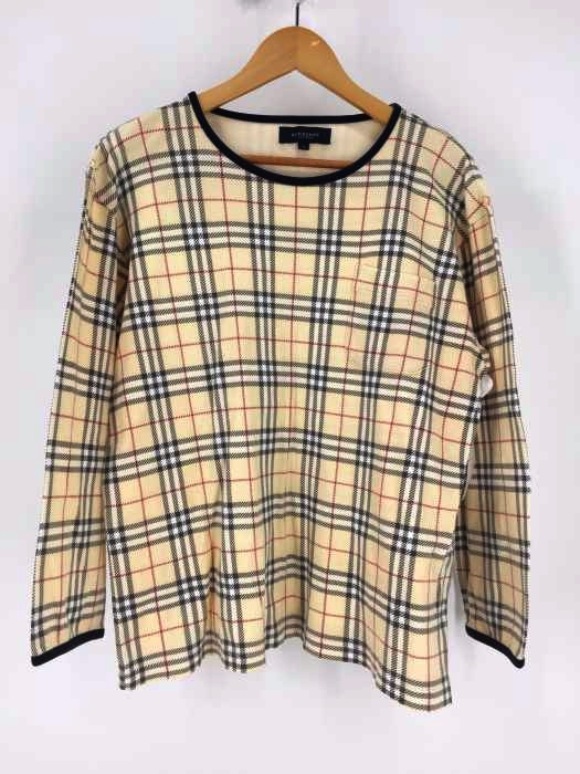 BURBERRY LONDON（バーバリーロンドン） チェック柄 ラウンドネック ポケットTee レディース トップス