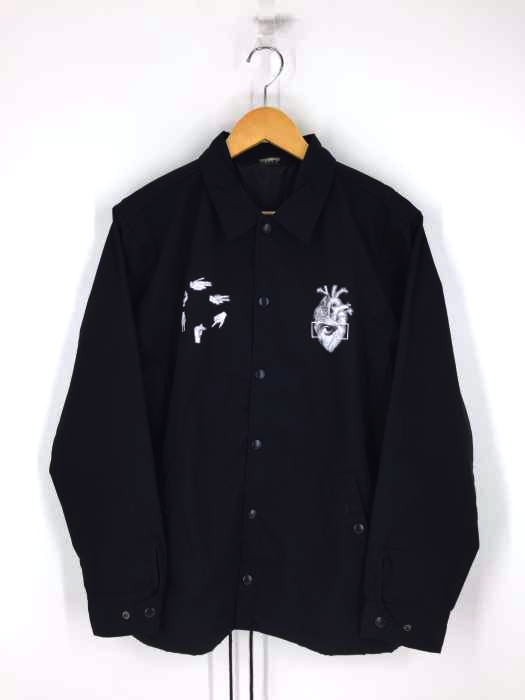 USED古着(ユーズドフルギ) OBSCK デジタル転写プリント コーチジャケット メンズ トップス