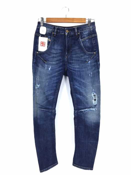 DIESEL (ディーゼル) ダメージデニムパンツ レディース パンツ