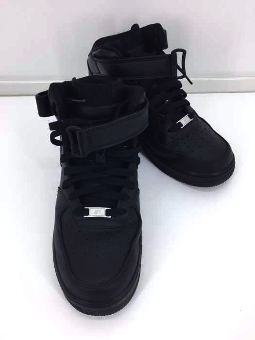 NIKE（ナイキ） AIR FORCE 1 MID 07 black メンズ シューズ