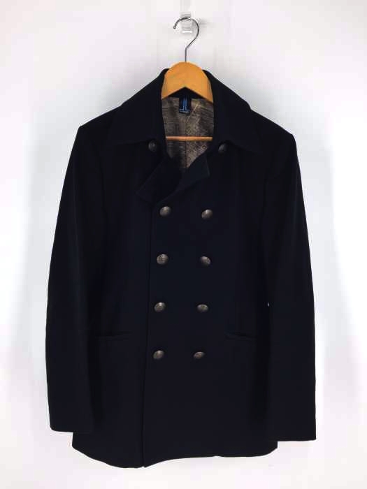 LANVIN en Bleu（ランバンオンブルー） ダブルブレスト ハーフコート メンズ アウター