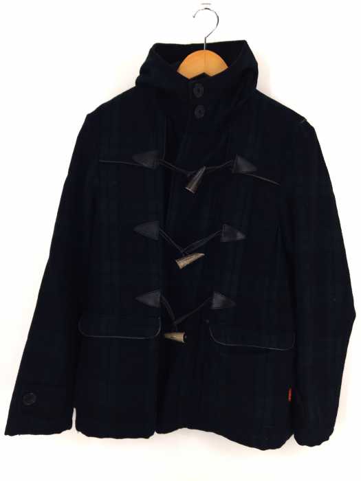 WOOLRICH(ウールリッチ) チェック柄ダッフルコート ウール メンズ アウター