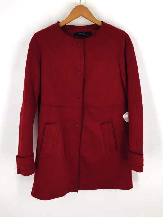 ZARA BASIC（ザラベーシック） スエード地ノーカラーコート レディース アウター