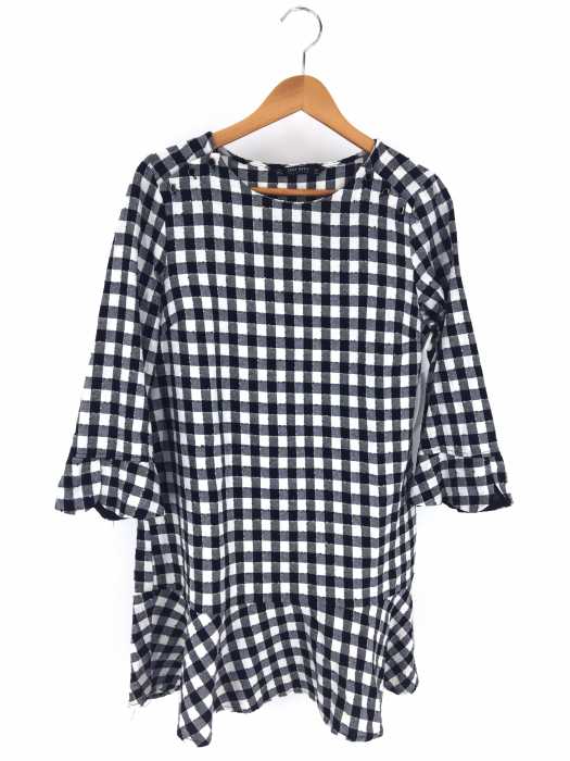 ZARA BASIC （ザラベーシック） チェック柄コットンワンピース レディース ワンピース