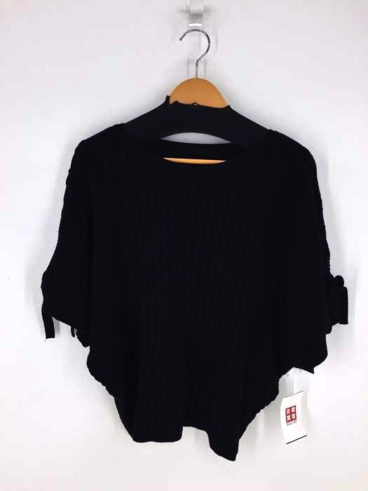 AZUL by moussy（アズールバイマウジー） 21SS 2WAY LACE-UP LOOSE KNIT レディース トップス