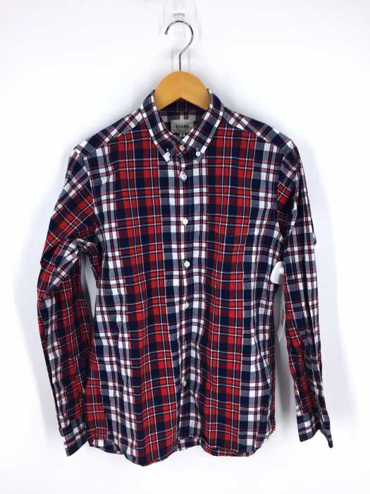 BEAMS(ビームス) カットドビーチェック柄ボタンダウンシャツ メンズ トップス
