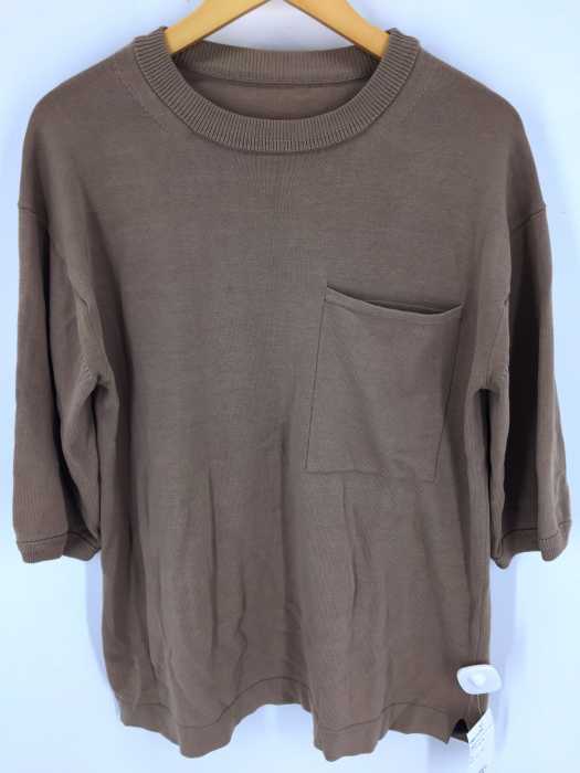 crepuscule（クレプスキュール） POCKET KNIT TEE 3/4 メンズ トップス
