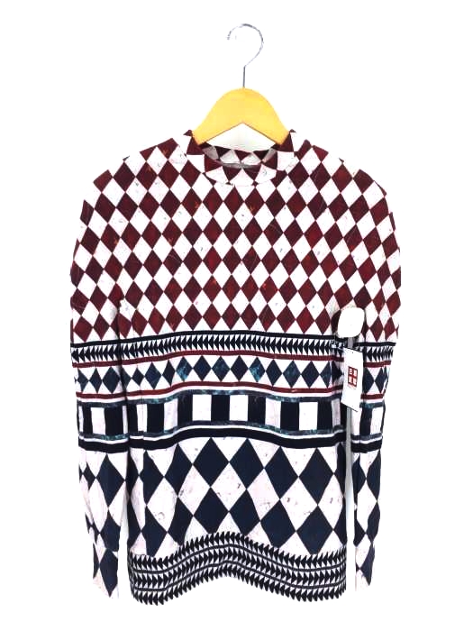 LUCIO VANOTTI（ルーチョバノッティ） 総柄 モックネック L/S メンズ トップス