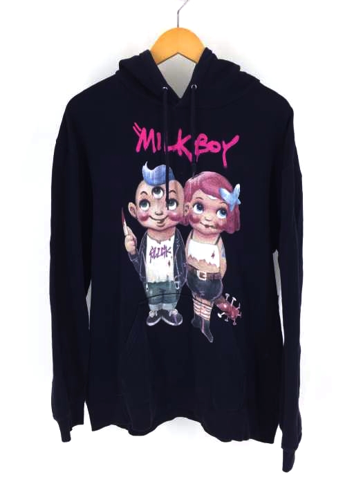 MILK BOY（ミルク ボーイ） プリントパーカー メンズ トップス