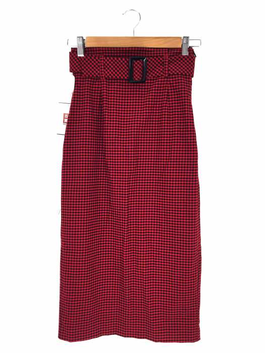 ZARA TRF （ザラティーアールエフ） ギンガムチェック柄タイトスカート レディース スカート