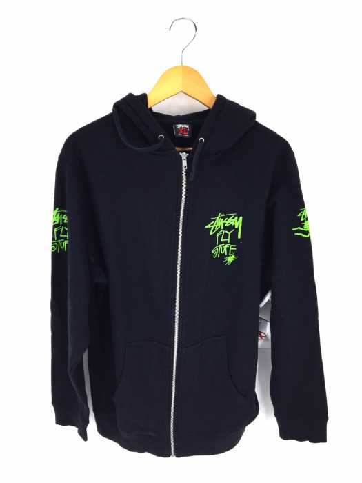 STUSSY （ステューシー） プリント入りジップアップパーカー メンズ トップス