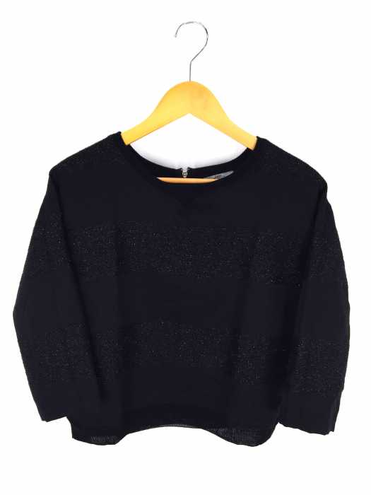 ZARA W&B COLLECTION（ザラダブルアンドビーコレクション） バックハーフジップトップス レディース トップス