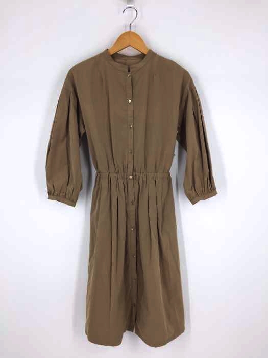 UNITED ARROWS green label relaxing（ユナイテッドアローズグリーンレーベルリラクシング） コットンツイル バンドカラーシャツワンピース レディース ワンピース