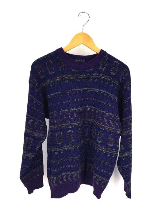 USED古着（ユーズドフルギ） SUNGLIO 総柄ニット レディース トップス