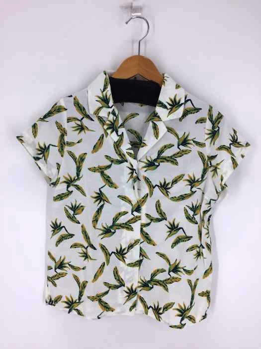 URBAN RESEARCH Sonny Label（アーバンリサーチサニーレーベル） リーフプリントオープンカラーリネンシャツ レディース トップス
