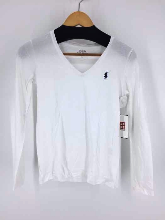POLO RALPH LAUREN(ポロラルフローレン) ポニー刺繍Vネックカットソー レディース トップス