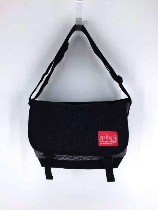 Manhattan Portage（マンハッタンポーテージ） MAGEE Fabric Big Apple ハウンドトゥース ショルダーバッグ メンズ バッグ