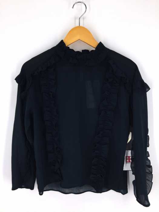 ZARA（ザラ） フリル付き長袖ブラウス レディース トップス
