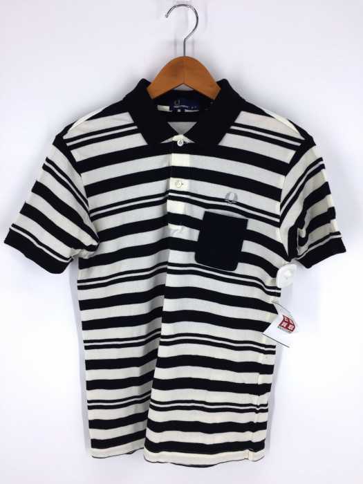 FRED PERRY(フレッドペリー) ボーダー柄半袖ポロシャツ メンズ トップス