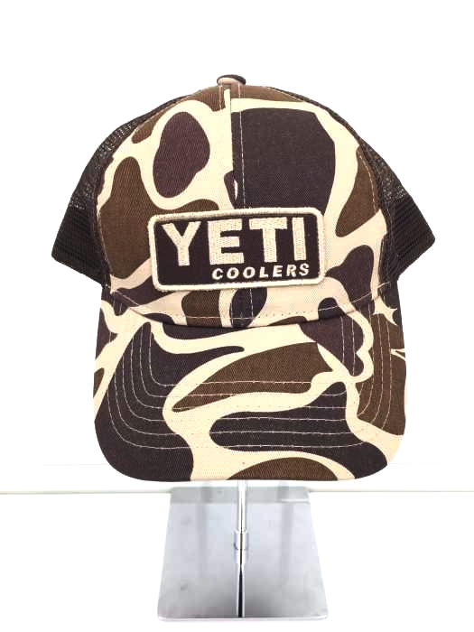 YETI COOLERS（イエティクーラーズ） カモ柄 メッシュキャップ メンズ 帽子