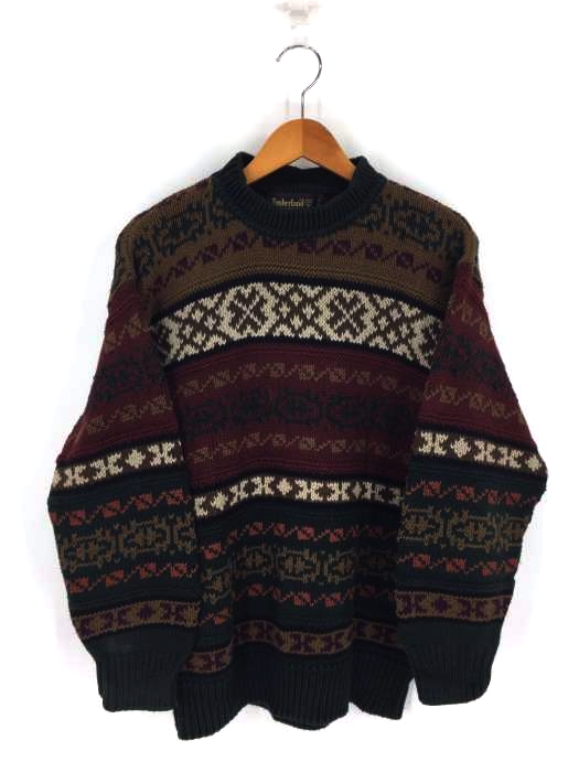 Timberland(ティンバーランド) 90s Hand Knit Sweater メンズ トップス