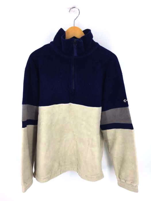USED古着(ユーズドフルギ) CHIEMSEE ハーフジップフリースプルオーバー メンズ アウター