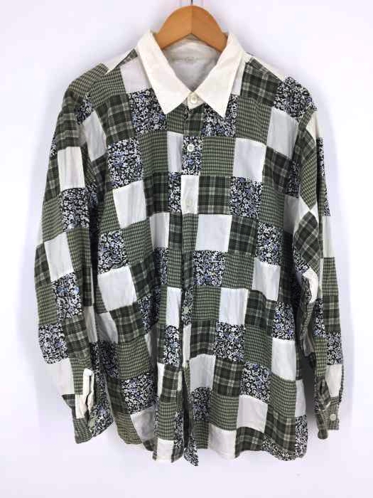 USED古着(ユーズドフルギ) ネパール製 パッチワークシャツ メンズ トップス