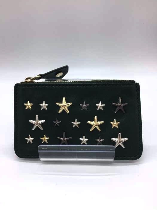 JIMMYCHOO(ジミーチュウ) キーホルダー付きスタースタッズ小銭入れ レディース 財布・ケース
