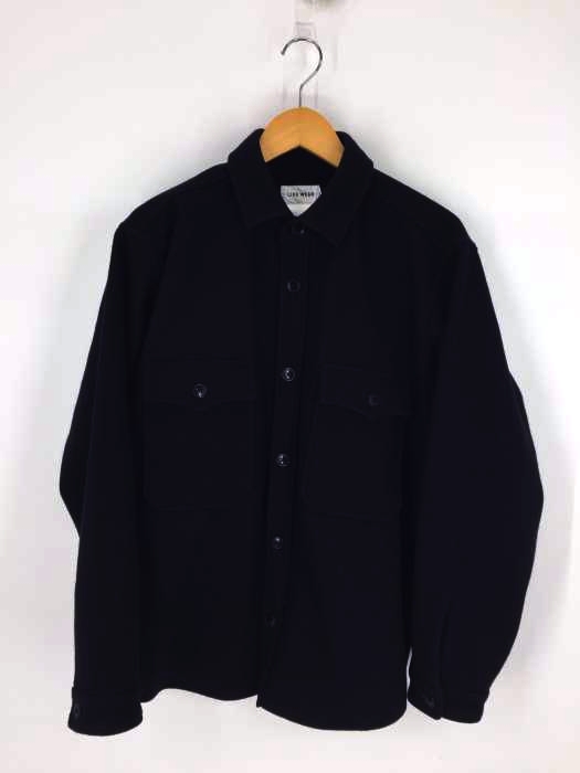 YAECA LIKE WEAR(ヤエカライクウェア) CPO SHIRT ウール2ポケット長袖シャツジャケット メンズ アウター