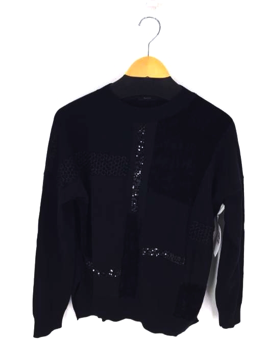 Gabardine K.T（ギャバジンケーティー） パッチワーク切替え ニットプルオーバー レディース トップス