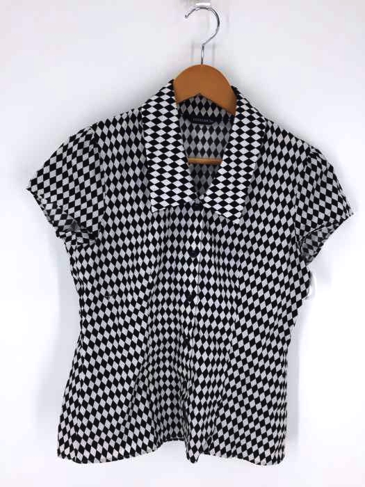 HYSTERICS（ヒステリックス） DIAMOND PATTERN総柄 半袖パフスリーブブラウス レディース トップス