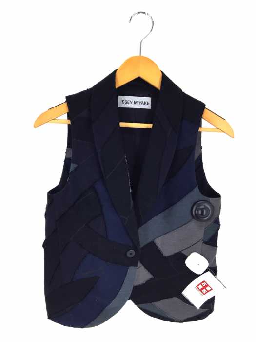 ISSEY MIYAKE（イッセイミヤケ） パッチワークベスト レディース トップス