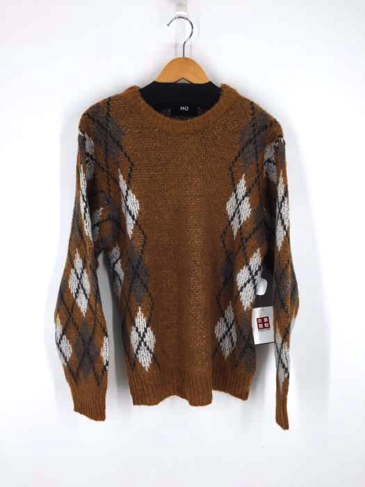 MORGAN HOMME（モルガンオム） アーガイルチェッククルー メンズ トップス