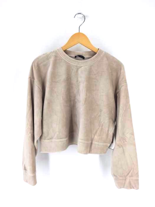 ZARA(ザラ) ファインコーデュロイ地スウェットシャツ レディース トップス