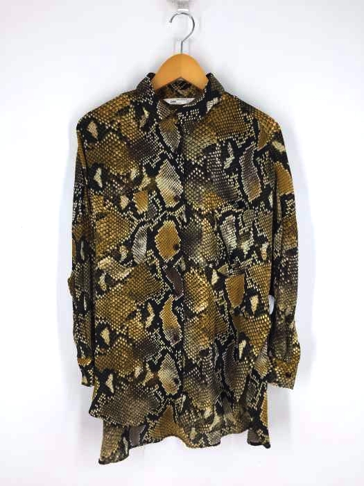 ZARA（ザラ） SNAKE PRINT SHIRT レディース トップス