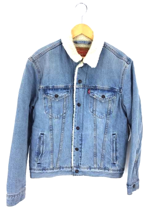 Levis(リーバイス) Sherpa Trucker 裏ボアデニムジャケット メンズ アウター